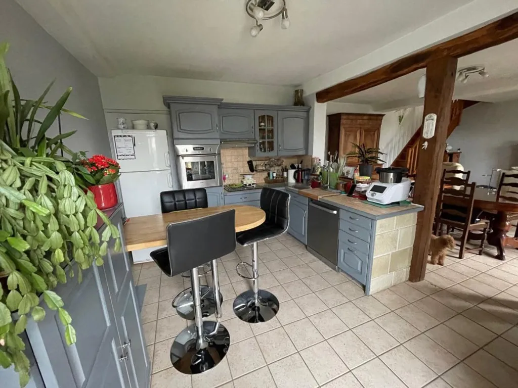Köök - Charming Longère with Extensive Garden in Saint Philbert du Peuple