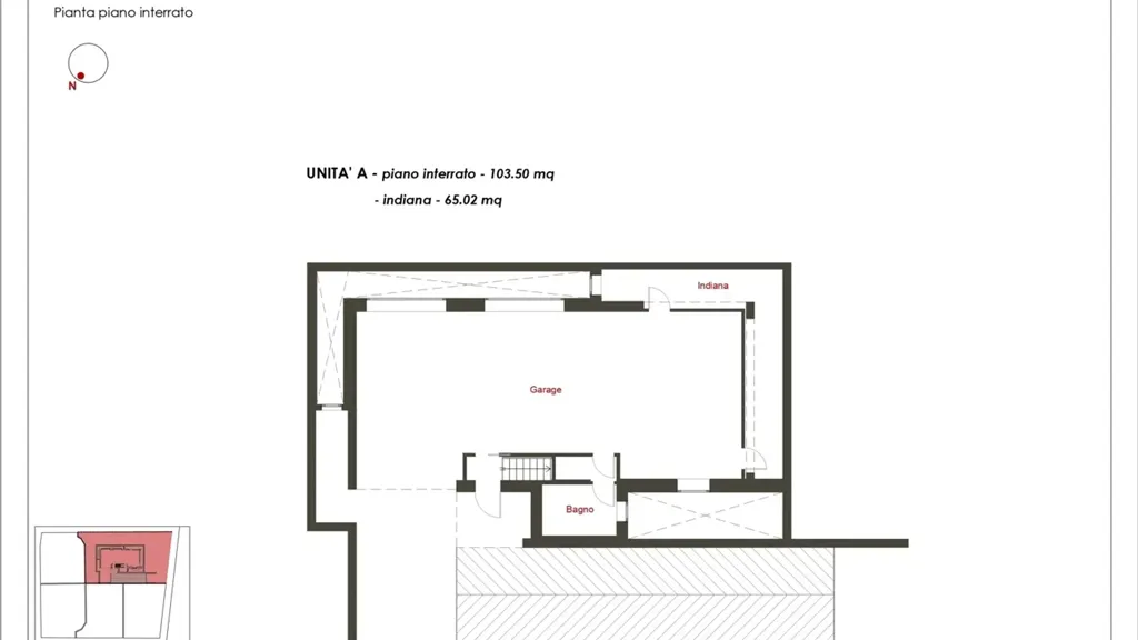 Plan - Modern Villa with Pool in Palermo