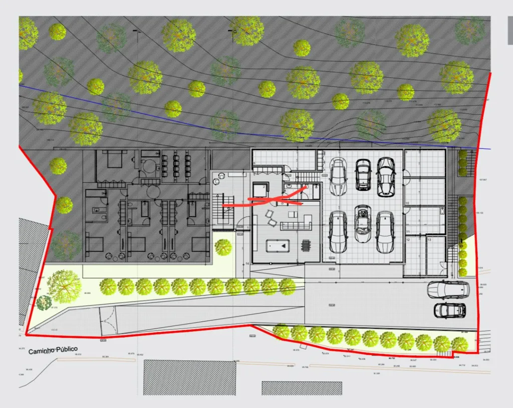Plan - Luxury House with River Douro View in Baião