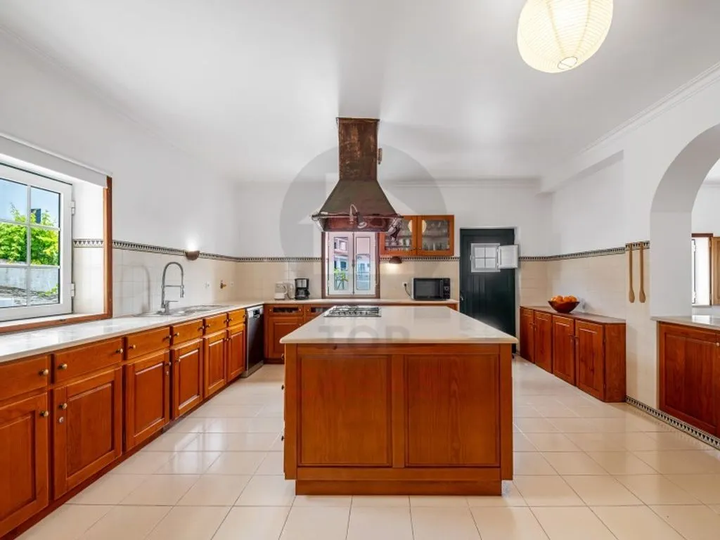 Köök - Detached House with Pool and Lagoon Views in Caldas da Rainha