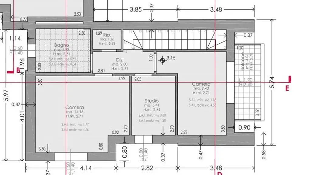 Plan - Contemporary Villa with Garden in Certaldo