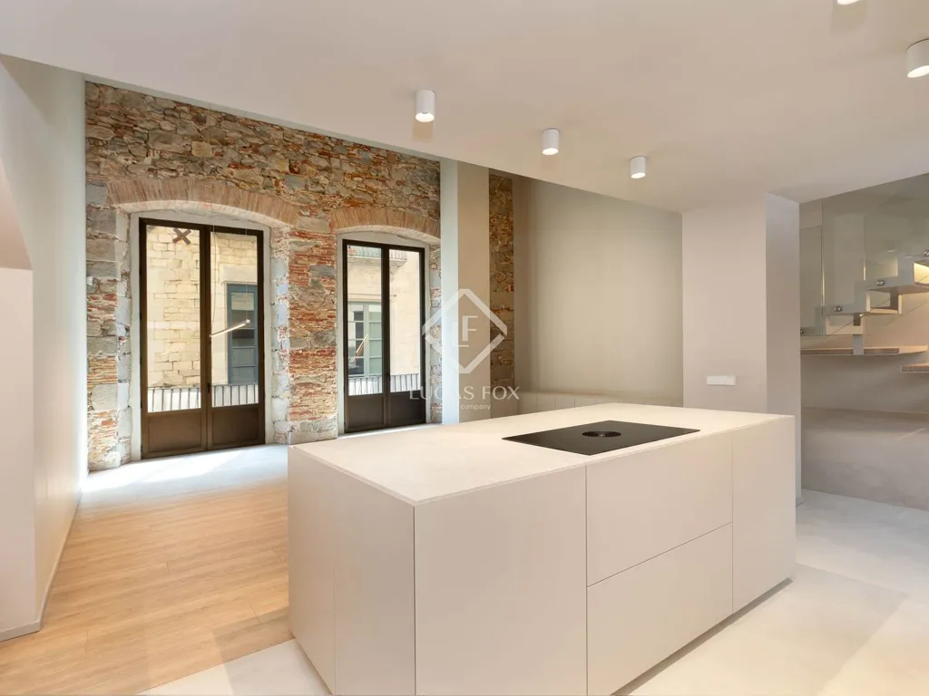 Cuisine - Penthouse in Renovated Palace, Girona