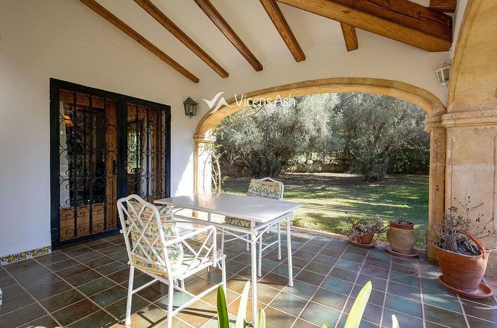 Terrace - Villa with Pool and Terrace in Jávea