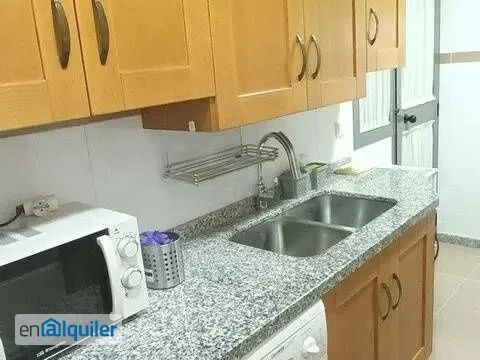 Köök - Student-Friendly Flat with Garden View in Córdoba