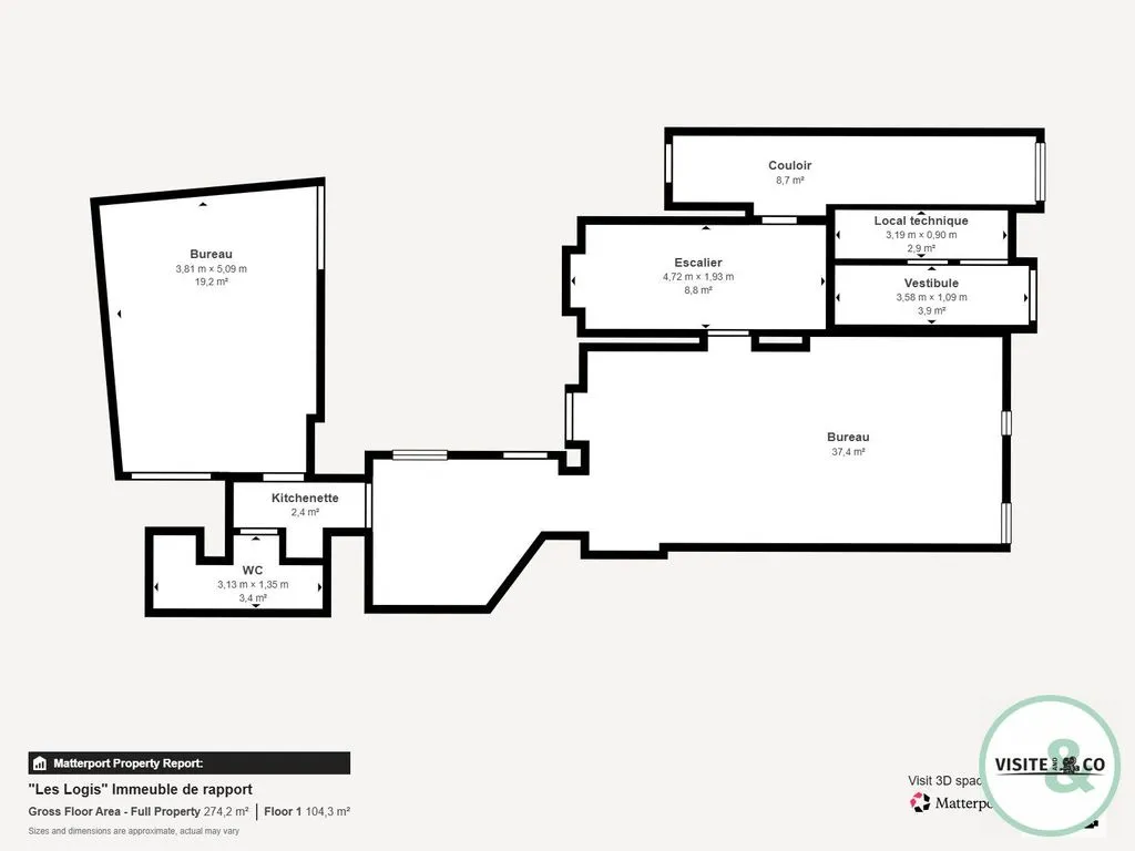 Plan - Immeuble Ancien avec Vue Cathédrale à Bayeux