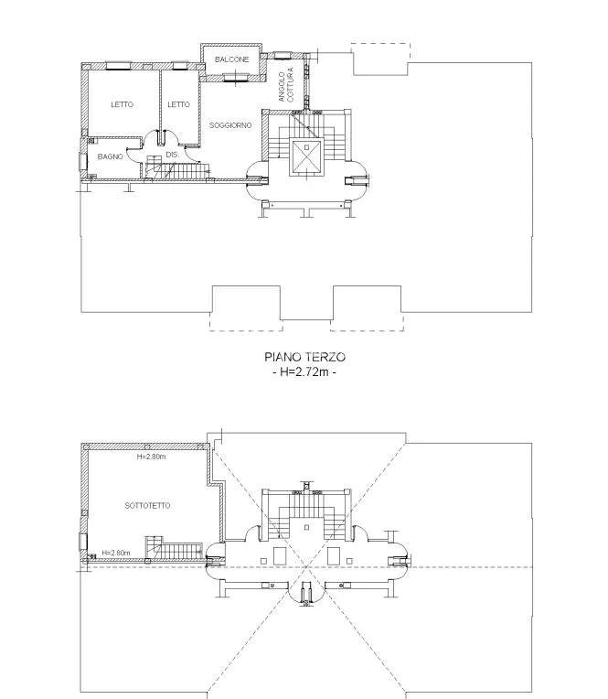 Plan - Modern Apartment with Terrace in Soliera