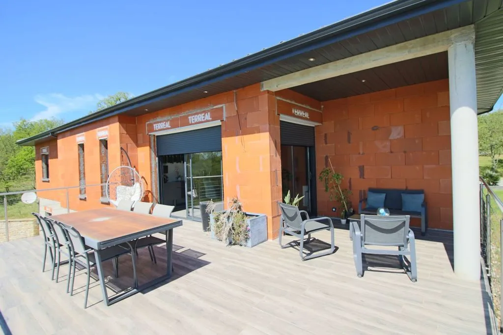 Terrasse - Maison Contemporaine avec Terrasse à Cahors