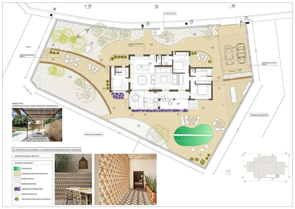 Plan - Chalet with Pool and Terrace in La Fustera, Benissa