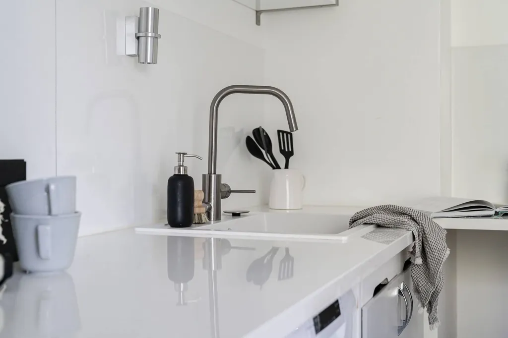 Kitchen - Apartment with Balcony in Kalmar