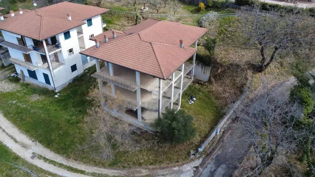 Vue aérienne - Independent House with Panoramic View in Poggio Bustone