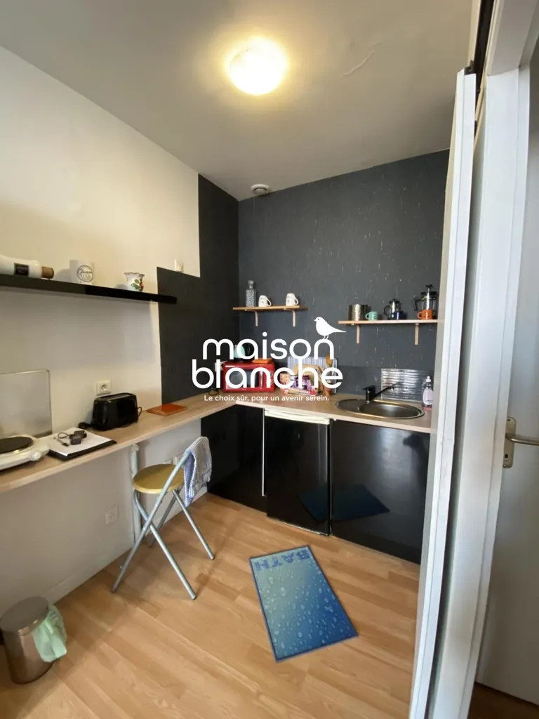 Köök - Studio with Private Cellar in Libourne