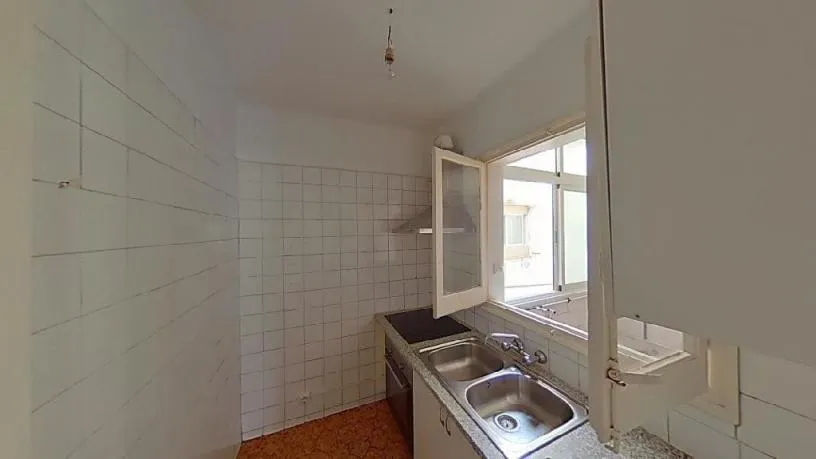 Köök - Apartment with Garden Access in Badalona