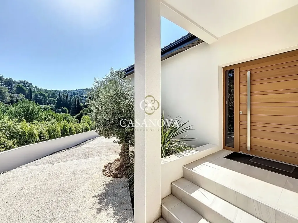 Terrasse - Villa Contemporaine avec Vue Panoramique à Clermont-l'Hérault