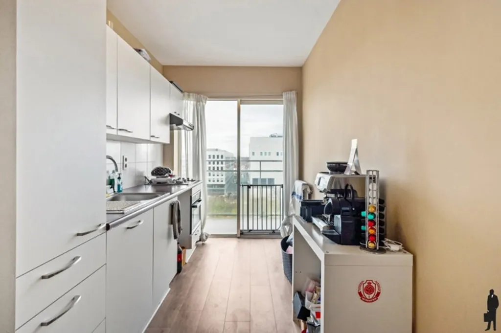 Cuisine - Appartement avec terrasse au 9e étage à Anvers