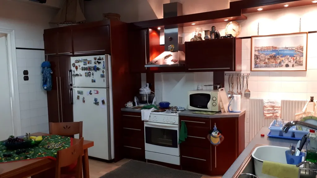 Köök - Flat with Fireplace in Athens Centre