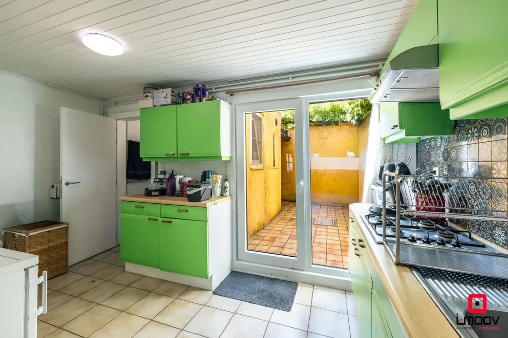 Cuisine - Maison Caractéristique avec Jardin à Gand