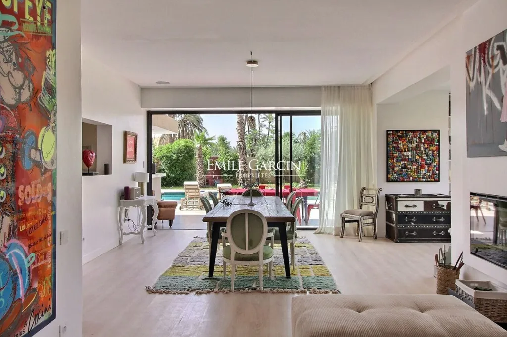 Séjour - Maison Contemporaine dans un Domaine Privé à Marrakech