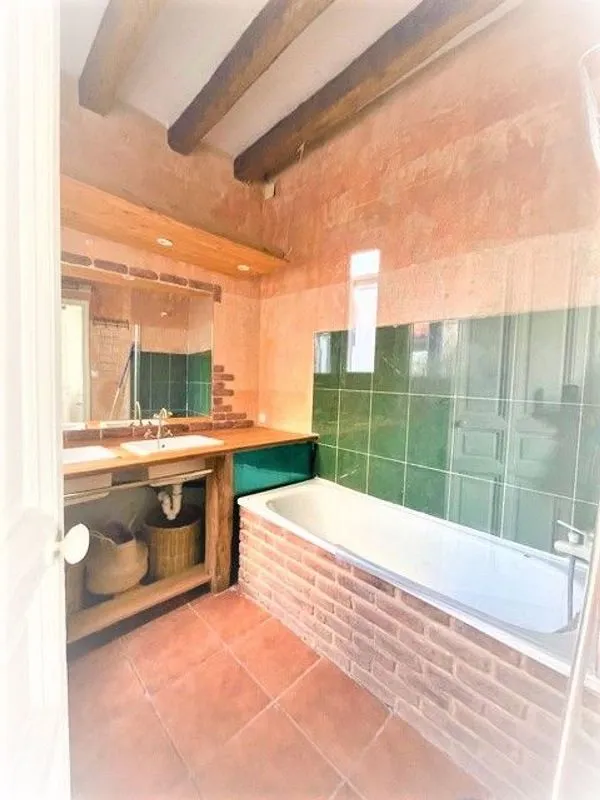 Salles de bain - Furnished Studio with Lift in Madrid Centre