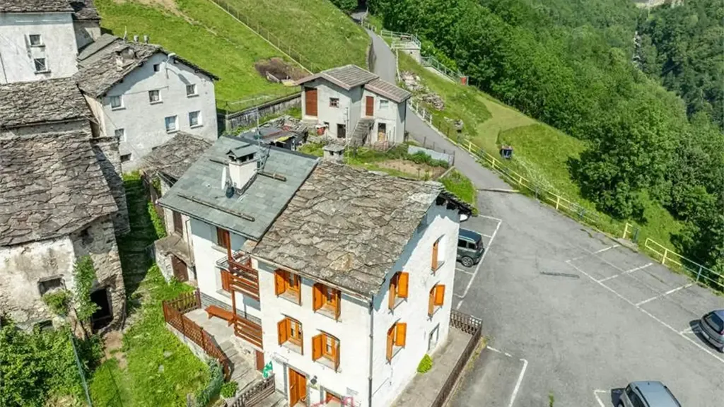 Vue aérienne - Baita with Mountain View in San Giacomo Filippo