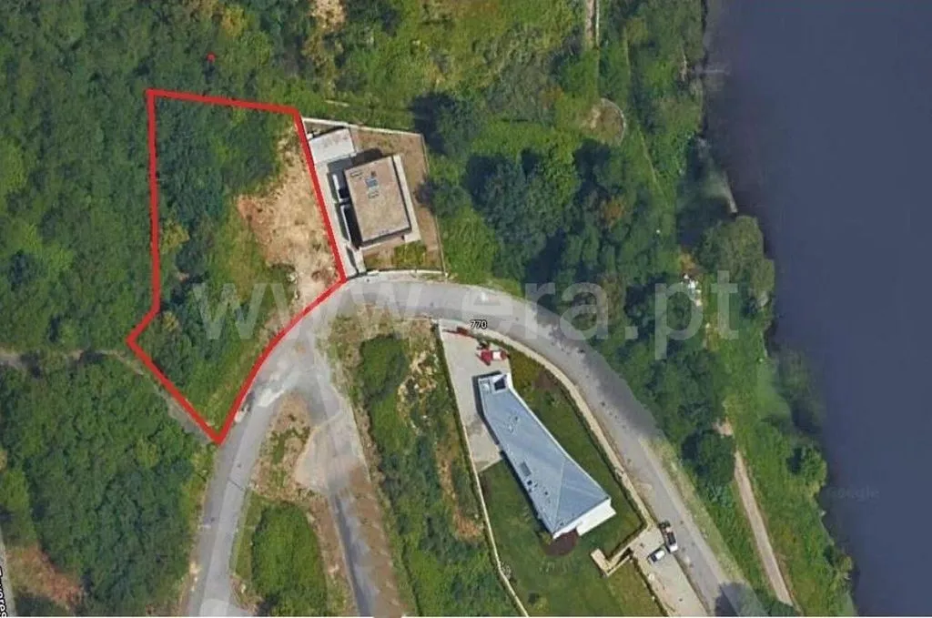 Vue aérienne - Approved Villa Plot with Pool in Vila Nova de Gaia