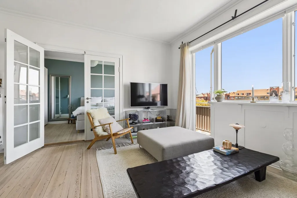 Séjour - Apartment with Original Features in Copenhagen S