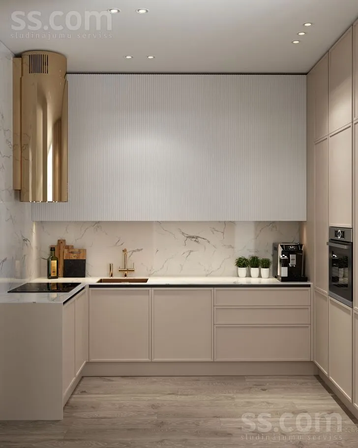 Cuisine - Two-Bedroom Apartment with Park View in Dzintari