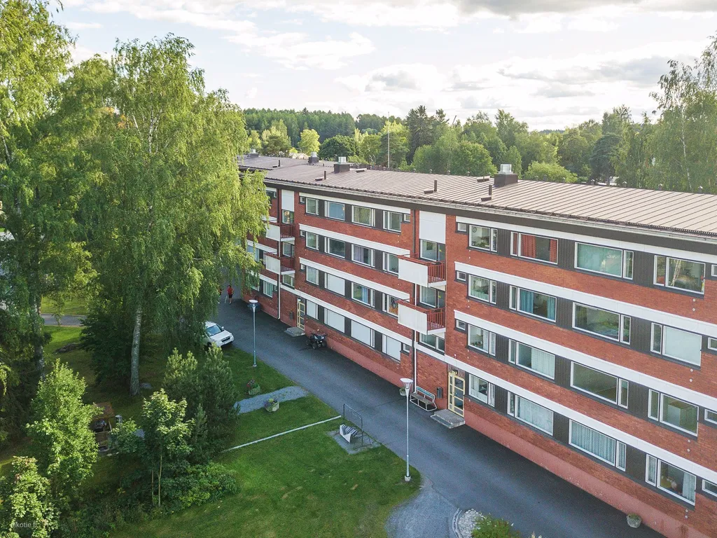 Õhuvaade - Apartment with Glazed Balcony in Pohtola