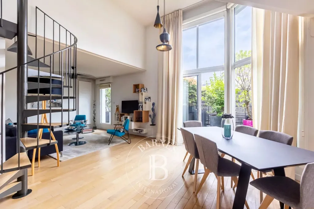 Salle à manger - Appartement avec Terrasses et Parking à Boulogne Centre