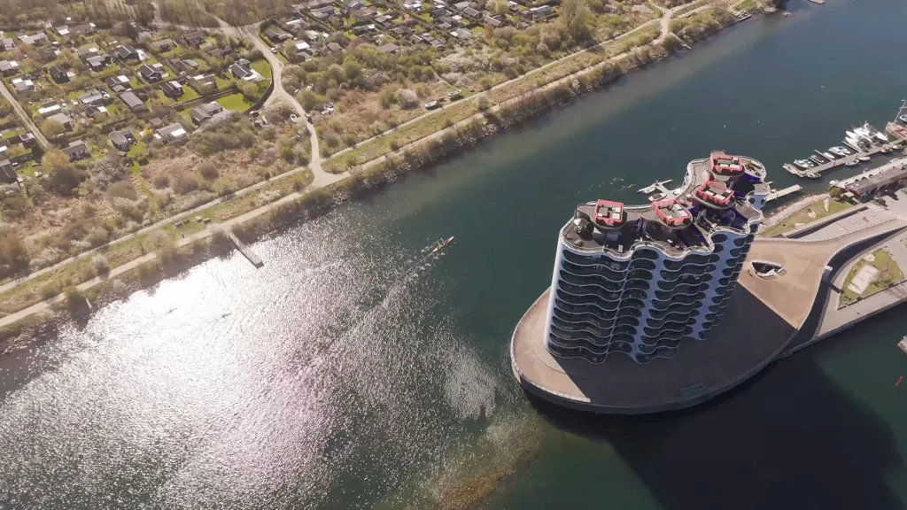 Õhuvaade - Exclusive Harbour View Penthouse in Sluseholm