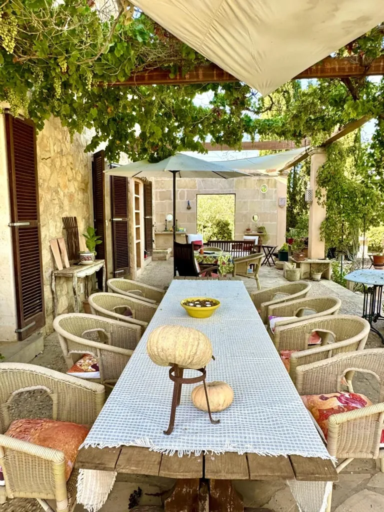 Terrasse - Solar-Powered Country House with Mountain Views in Porreres