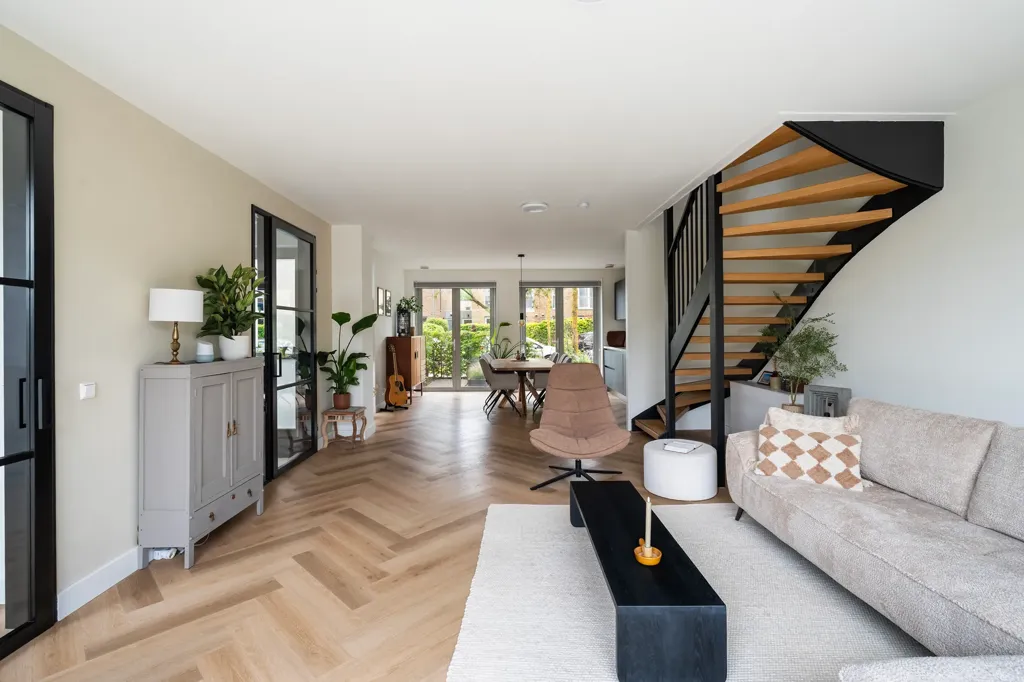 Living Room - Modern Bungalow with Garden in Rivierenbuurt