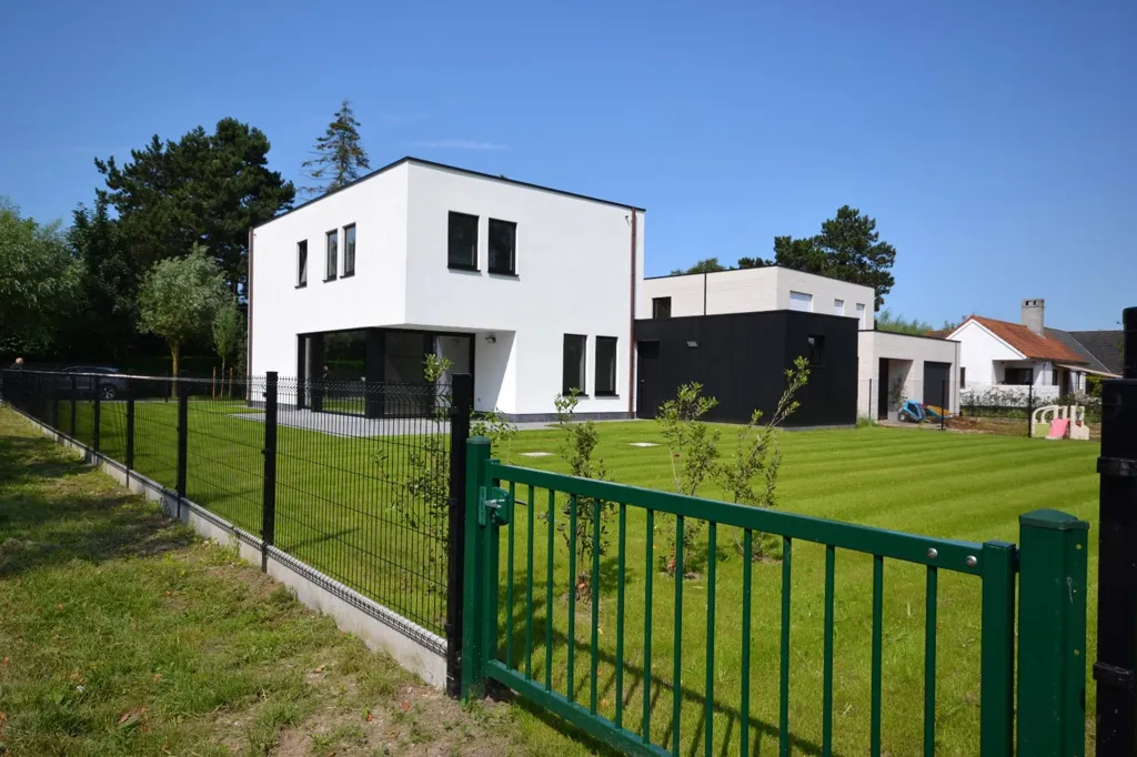 Außenansicht - Newly Built Villa with Terrace in Sint-Idesbald