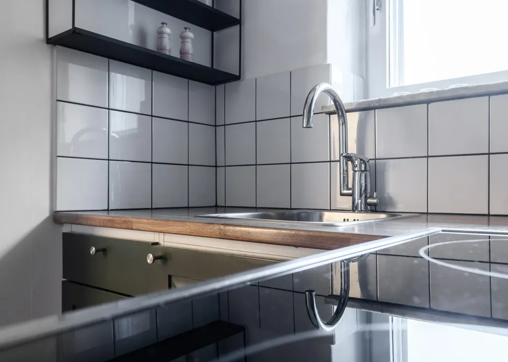 Cuisine - Efficient Studio Flat with Balcony in Kvarnberget