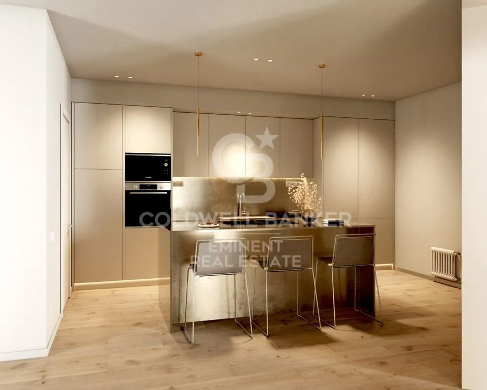 Cucina - Luxury Flat with Modernist View in Barcelona