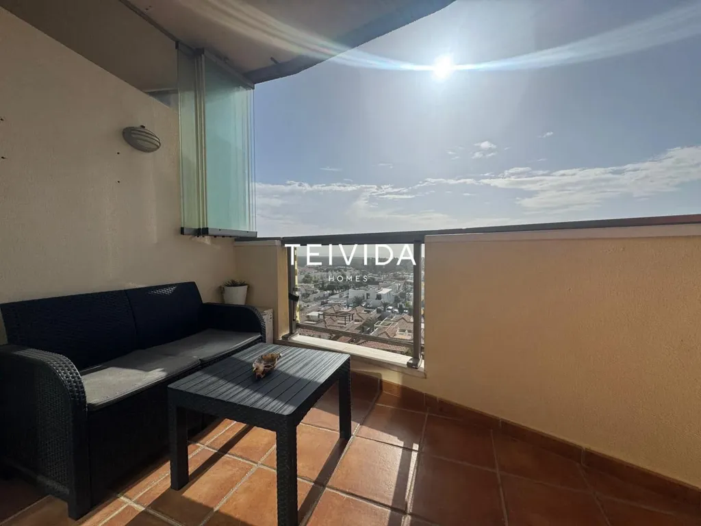 Balcony - Penthouse with Sea View in Palm-Mar