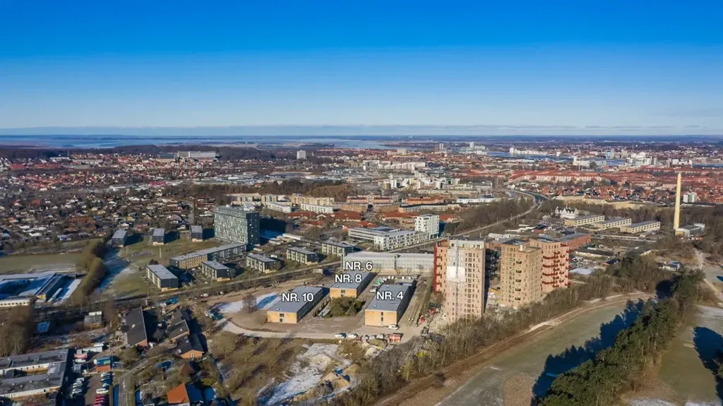 Õhuvaade - Two-Bedroom Flat on Lønneparken, Aalborg