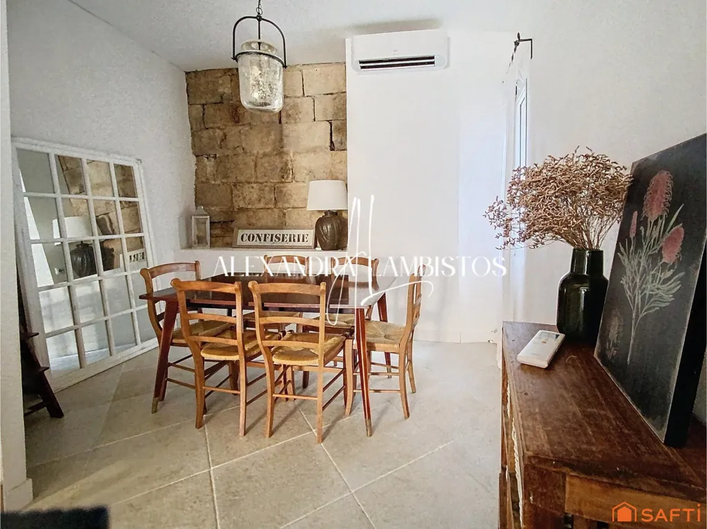Salle à manger - Maison de village rénovée à Pignan