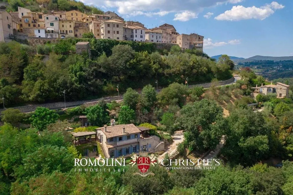 Vue aérienne - Newly Built Villa with Pool in Amelia, Umbria