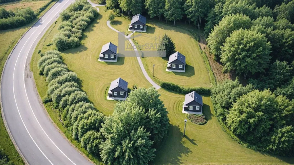 Õhuvaade - Country House with Garden in Veljun, Slunj