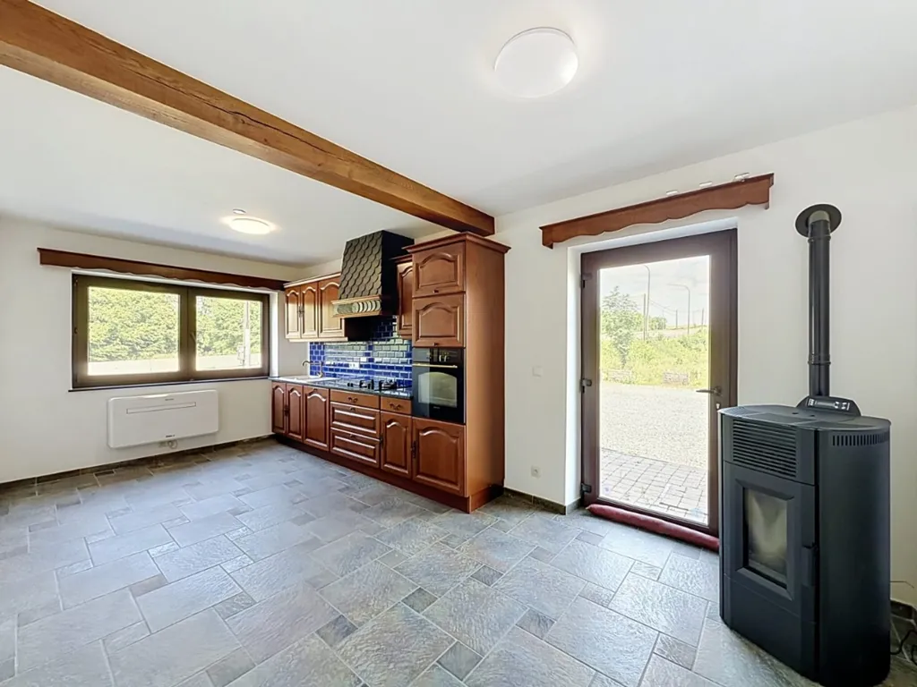 Cucina - Renovated House with Garden in Bastogne
