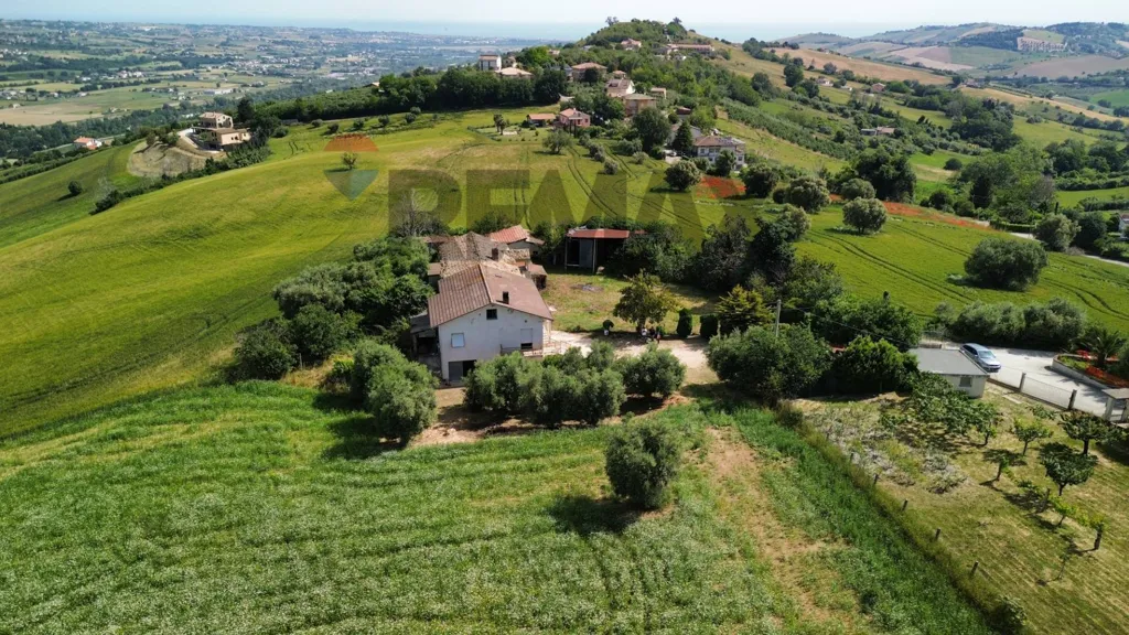 Vista aerea - Buildable Land with Panoramic View near Fermo