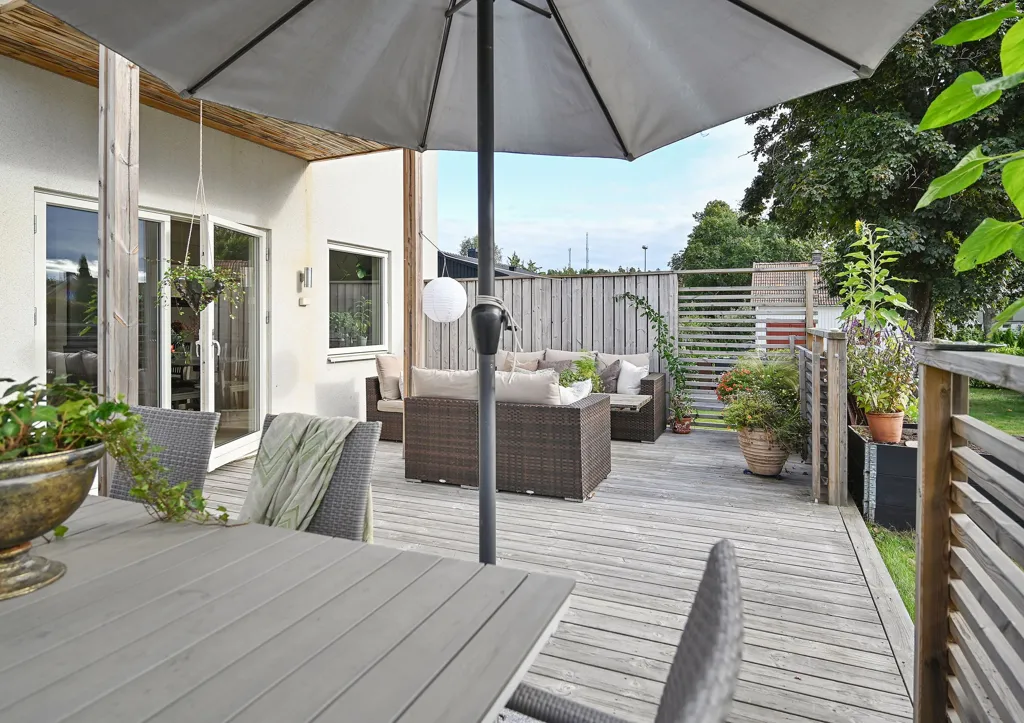 Terrasse - Townhouse with Garden in Österskär