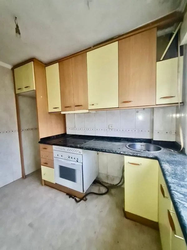 Cucina - Apartment with Garden View in Gijón