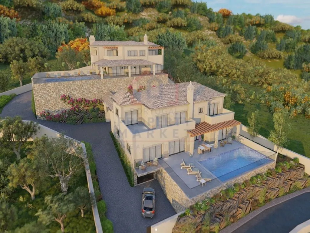 Õhuvaade - Luxury Villa with Views in Pe do Cerro, Faro