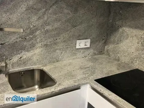 Köök - Modernised 1-Bed Flat with South-Facing Balcony in Vigo