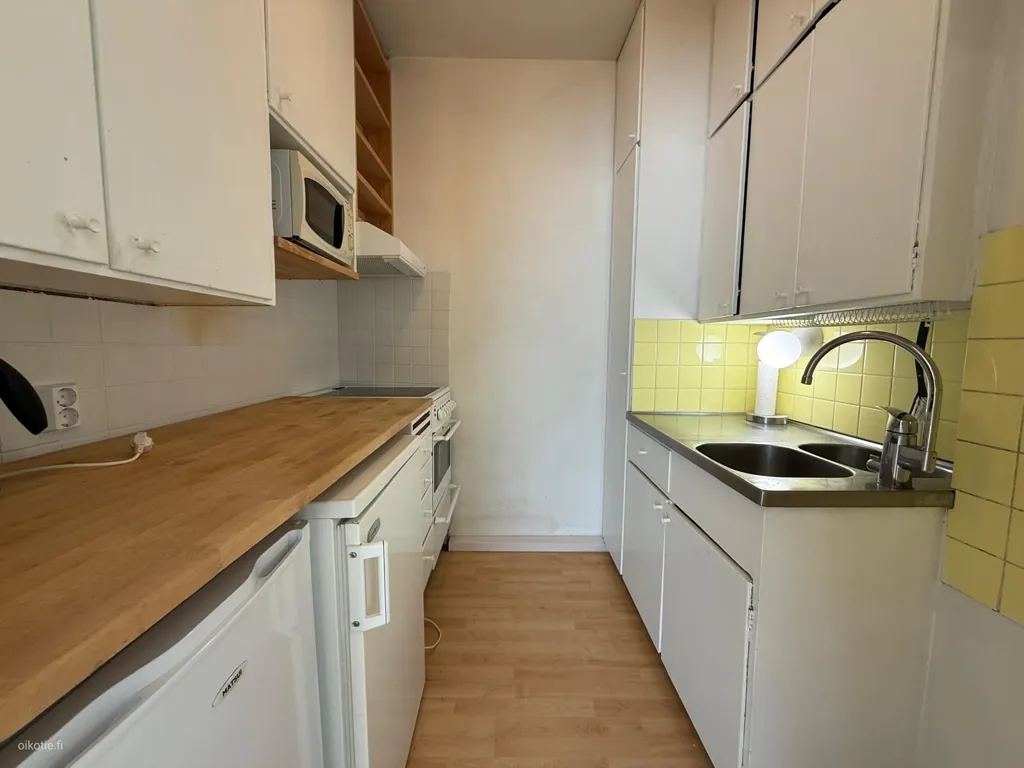Köök - Studio Flat with Kitchenette in Eastern Centre, Turku
