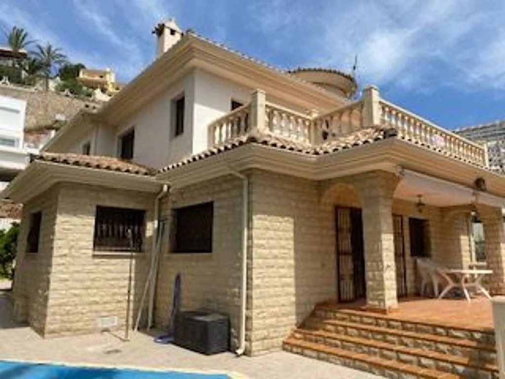 Piscine - Chalet with Sea View and Pool in Cap Blanc, Cullera