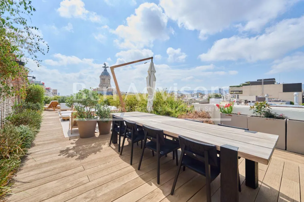 Terrasse - Refurbished Flat with Terrace in Passeig de Gràcia