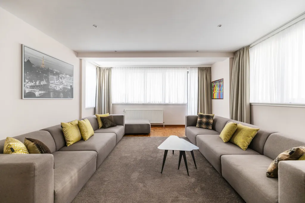 Séjour - Appartement 3 Chambres avec Terrasse à Ixelles