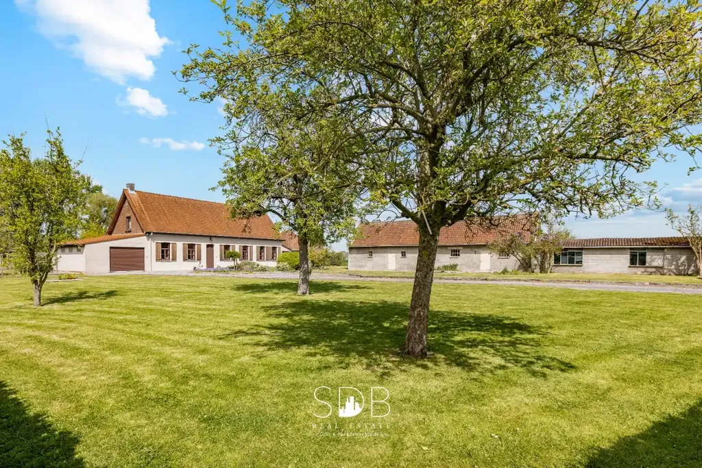 Jardin - Hoeve Authentique avec Grasland à Waregem